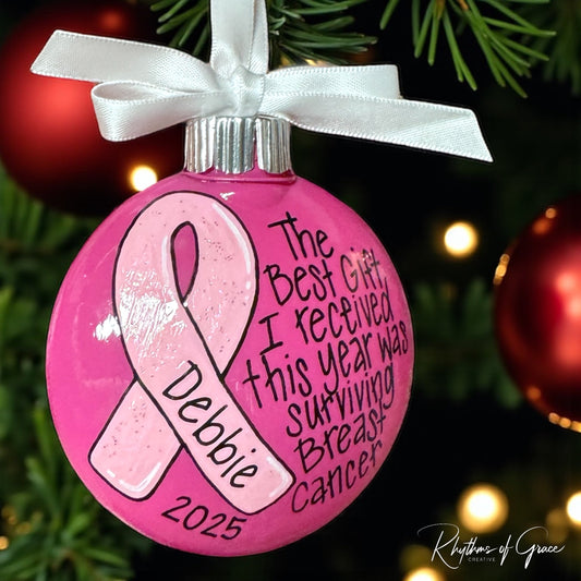 ๐ The Best Gift This Year: Celebrating Survivors with Custom Ornaments ๐