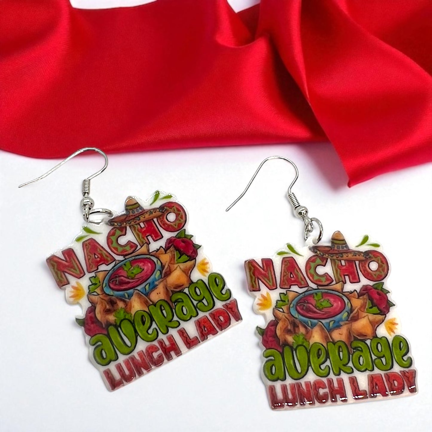 Lunch Lady Earrings: Celebrate the Heroes of the Cafeteria! 🌮 - Rhythms of Grace Creative