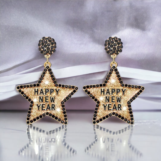 Sparkle Into the New Year with Star-Studded Earrings! 🌟