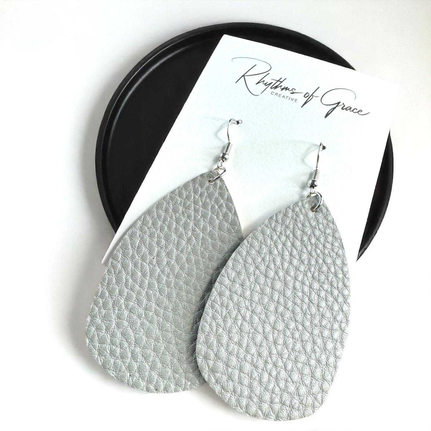 Teardrop Dream Earrings: Colorful Faux Leather Dangles for Every Occasion!