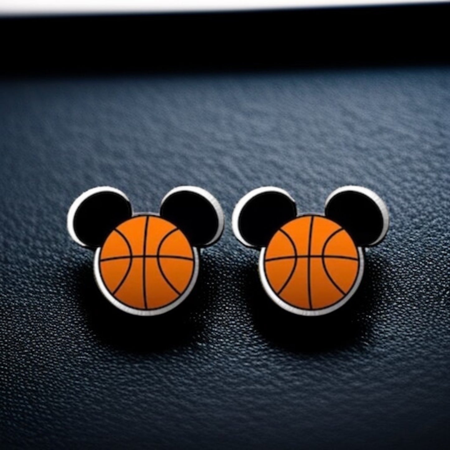 Mouse Ears Sports Stud Earrings: Jewelry for Athletes and Theme Park Lovers!
