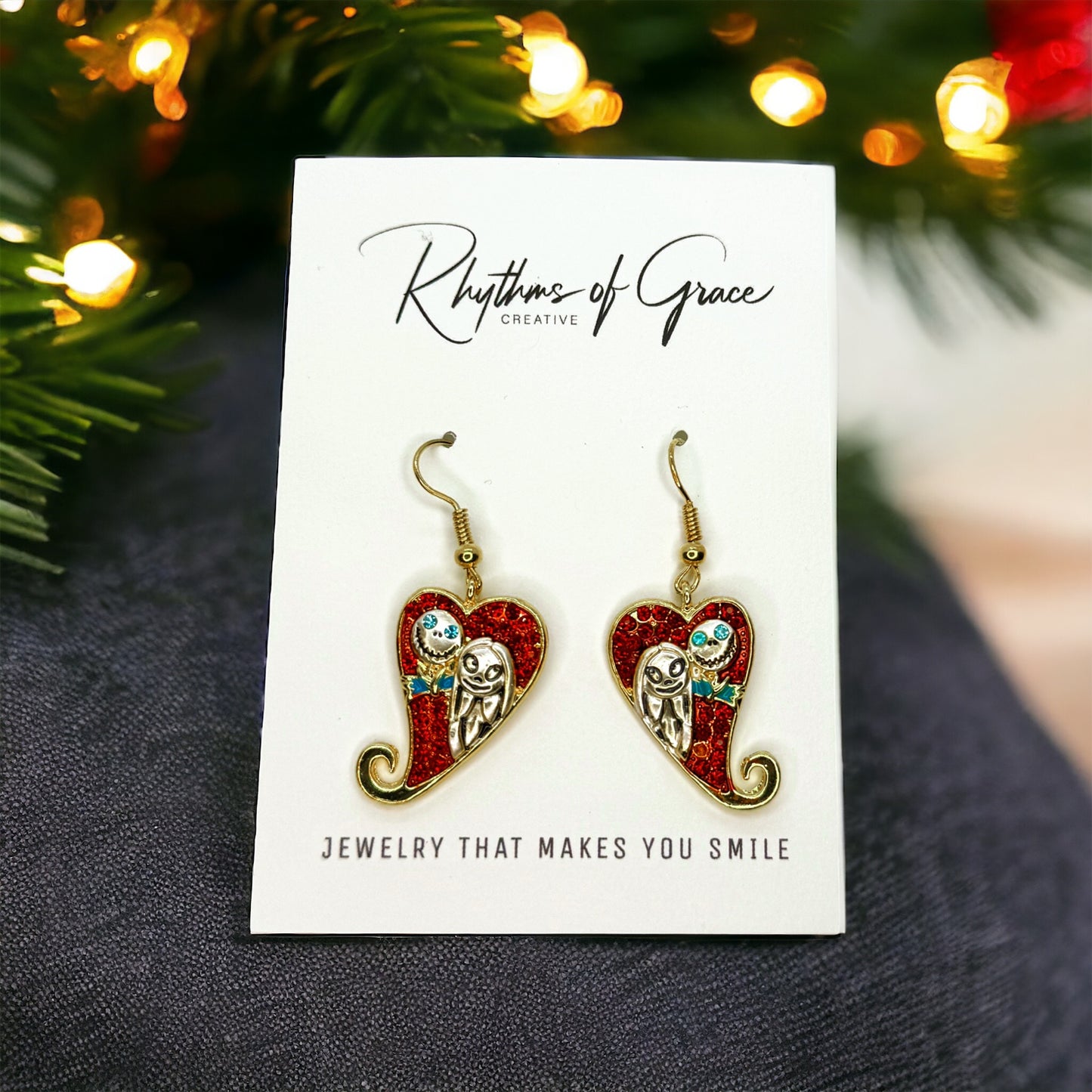 Holiday Mischief – Nightmare Before Christmas Earrings