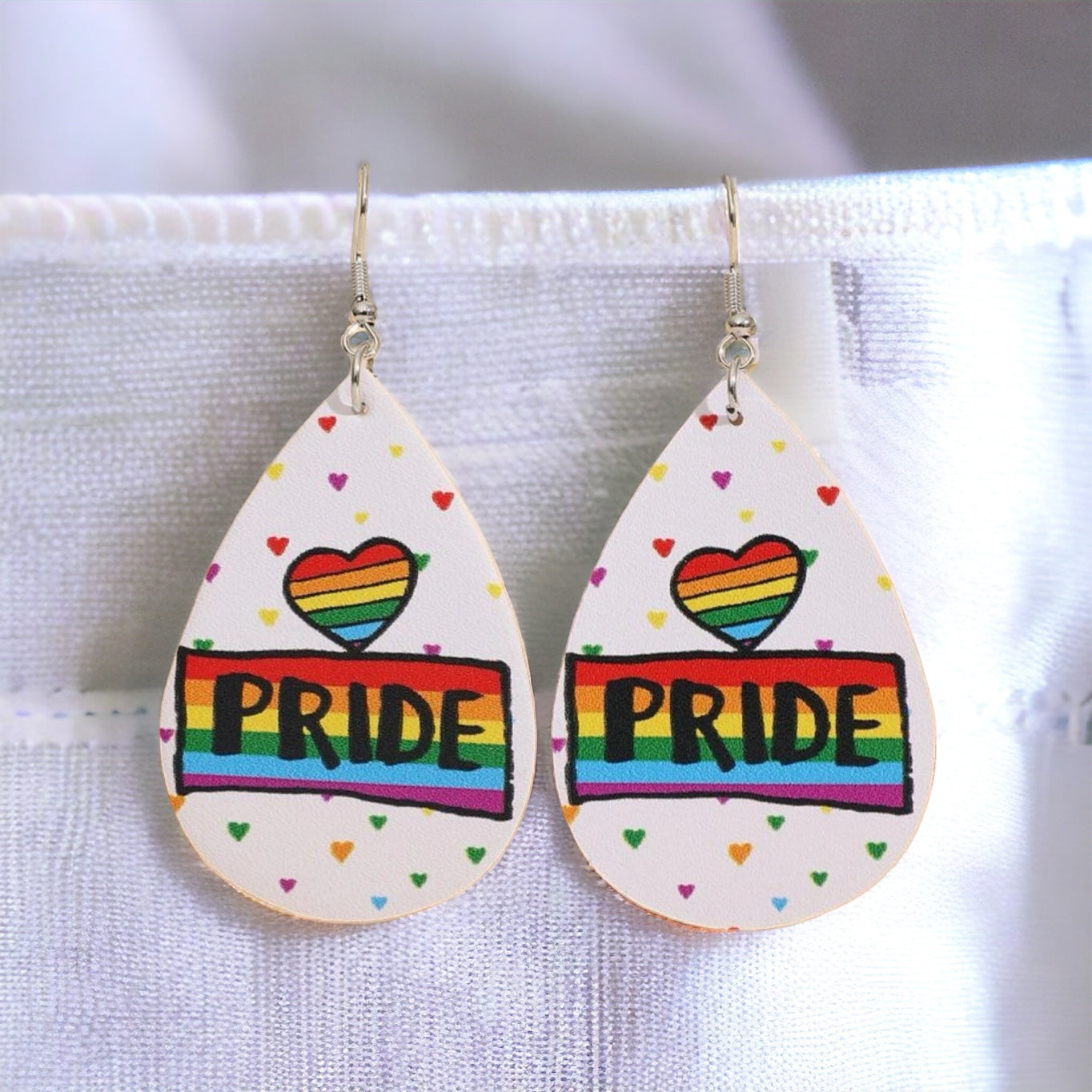 Shine Bright with Our PRIDE Teardrop Earrings!🏳️🌈
