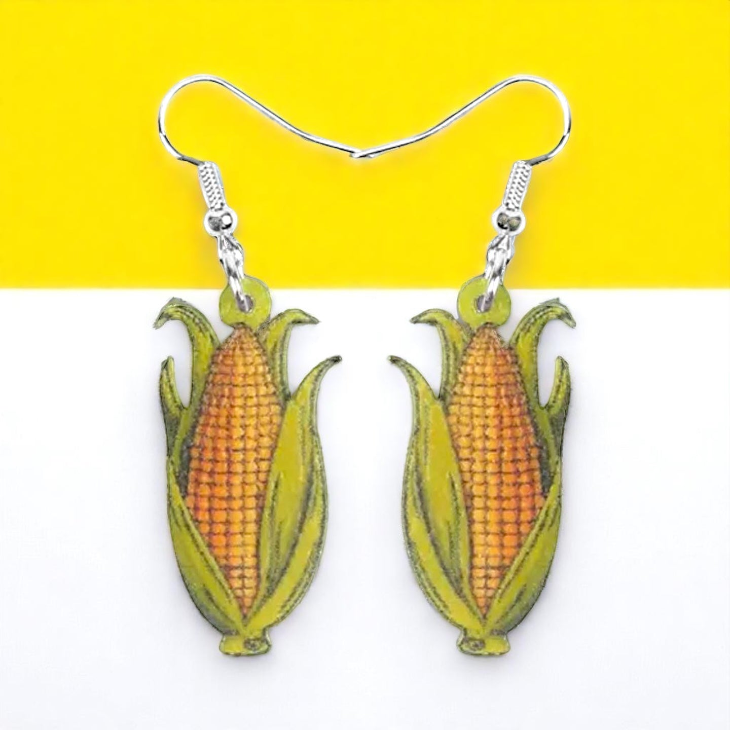 Corn on the Cob Dangle Earrings – A-maize Your Style! 🌽