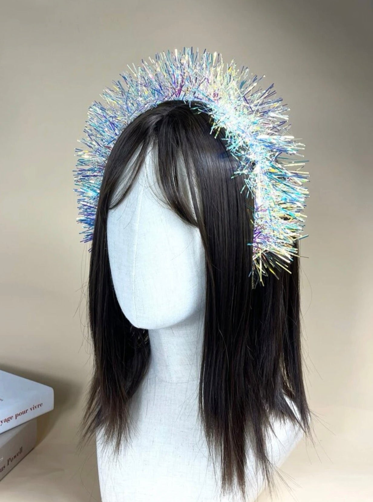 Sparkle & Shine: Tinsel Headband for a Festive Glam! - Rhythms of Grace Creative