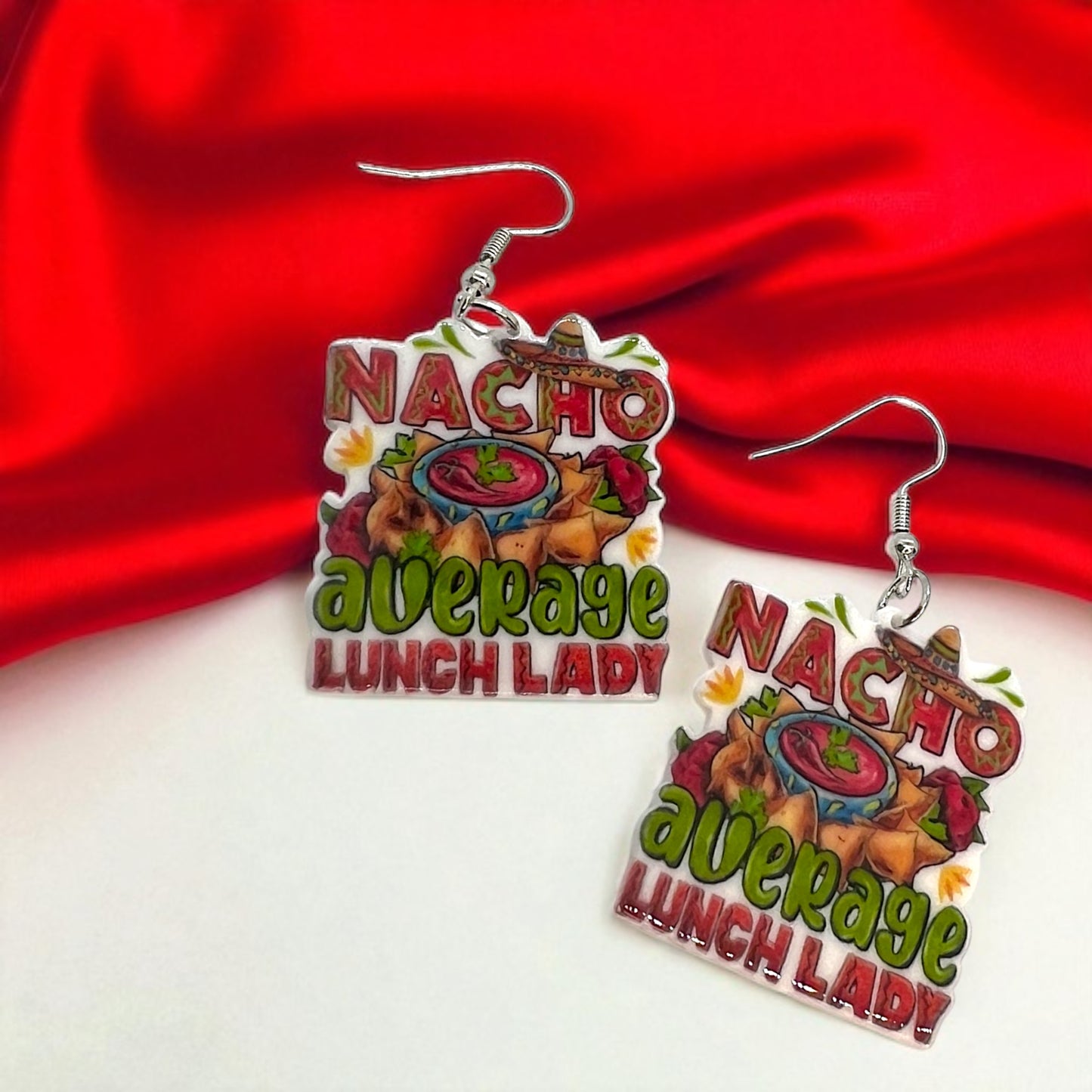 Lunch Lady Earrings: Celebrate the Heroes of the Cafeteria! 🌮 - Rhythms of Grace Creative