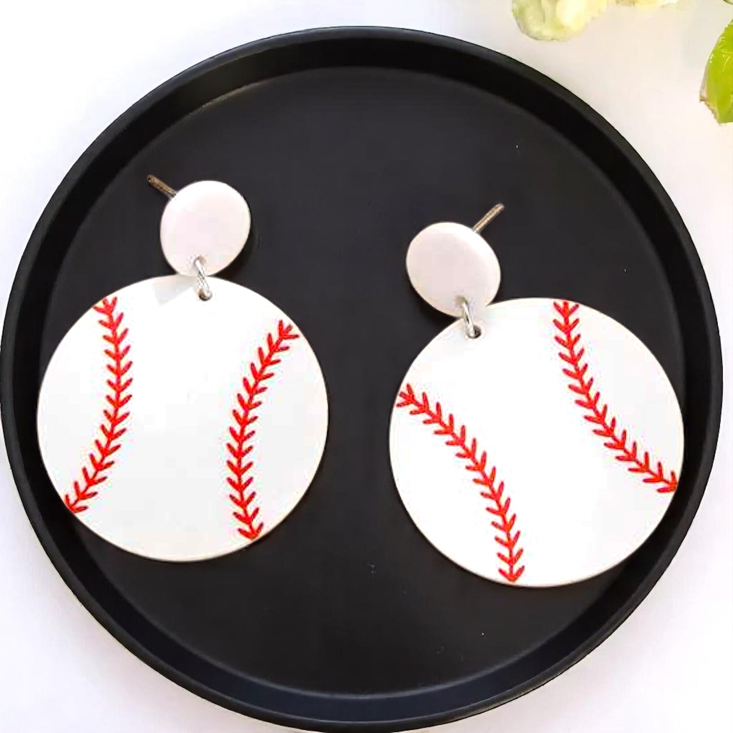 Score Big with Sports-Themed Dangle Earrings!