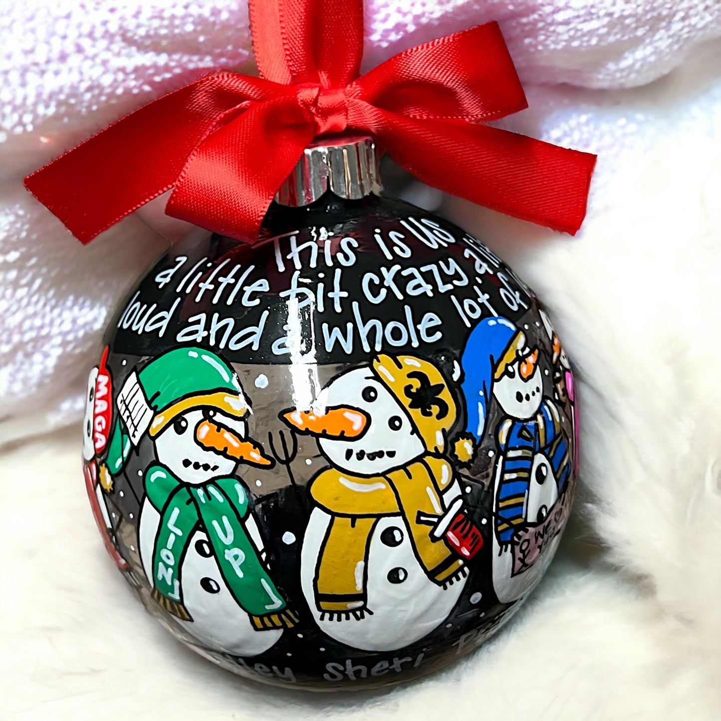 Snow Much Fun: Custom Family Ornament – Personalized Snow Family Keepsake!