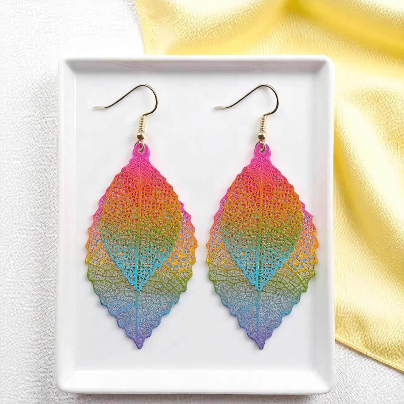 Vibrant Multicolored Earrings – A Splash of Fun for Your Ears! ✨