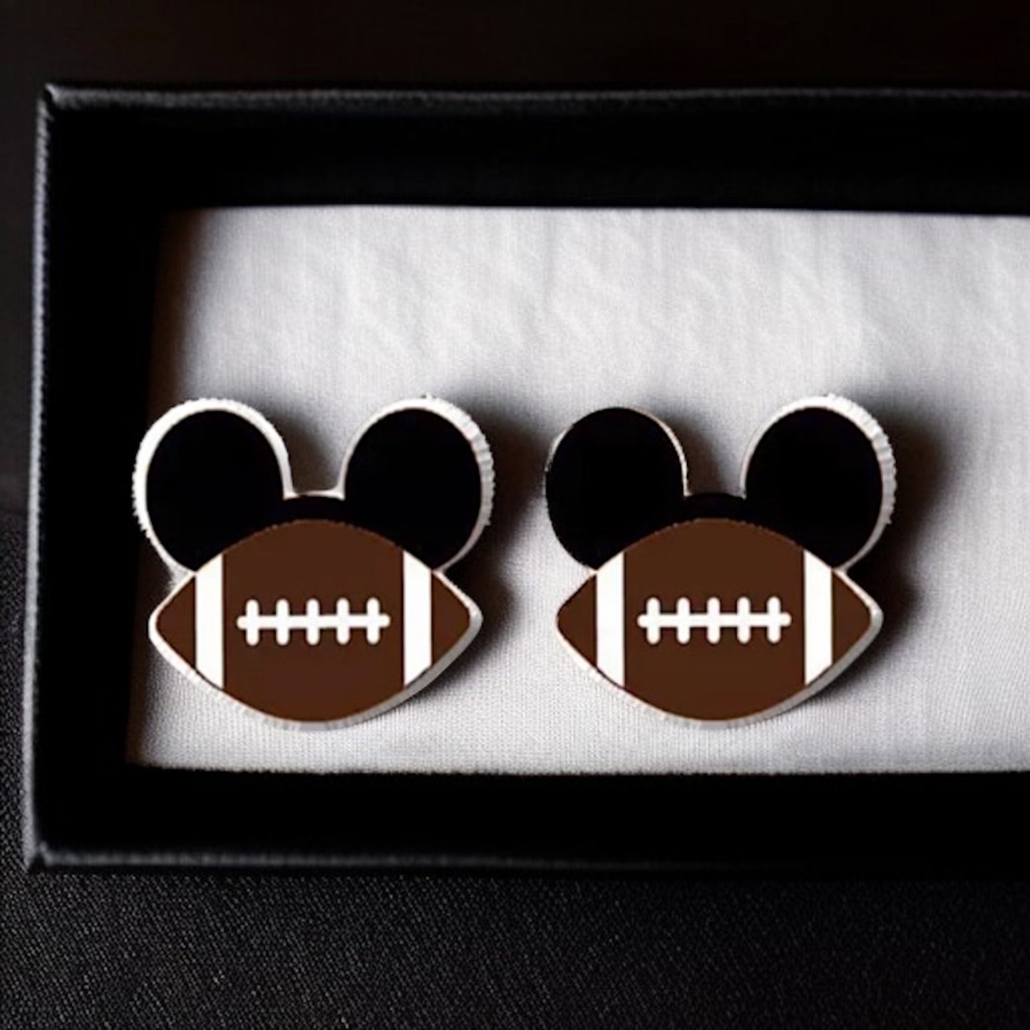 Mouse Ears Sports Stud Earrings: Jewelry for Athletes and Theme Park Lovers!