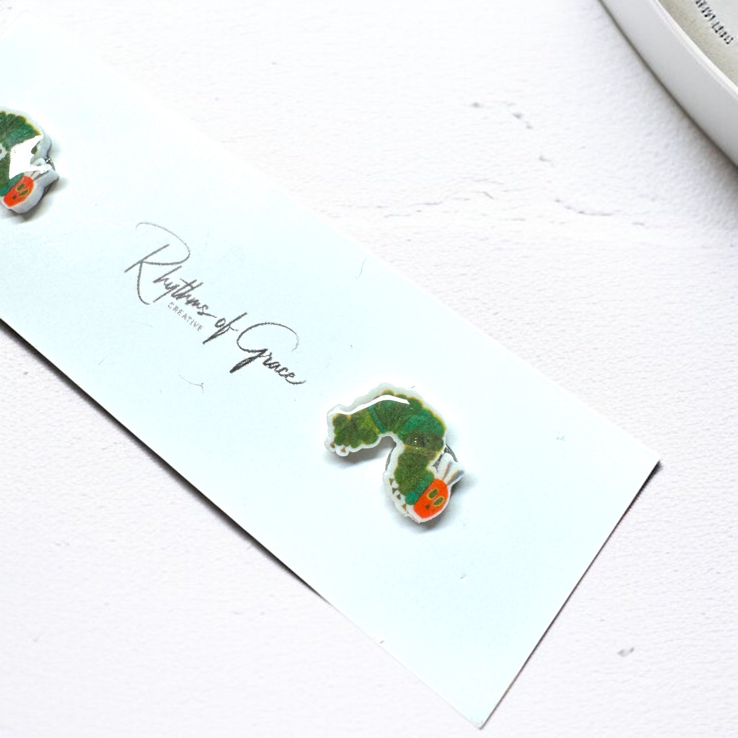 Charming Caterpillar Stud Earrings – A Whimsical Treat for All Ages!🐛