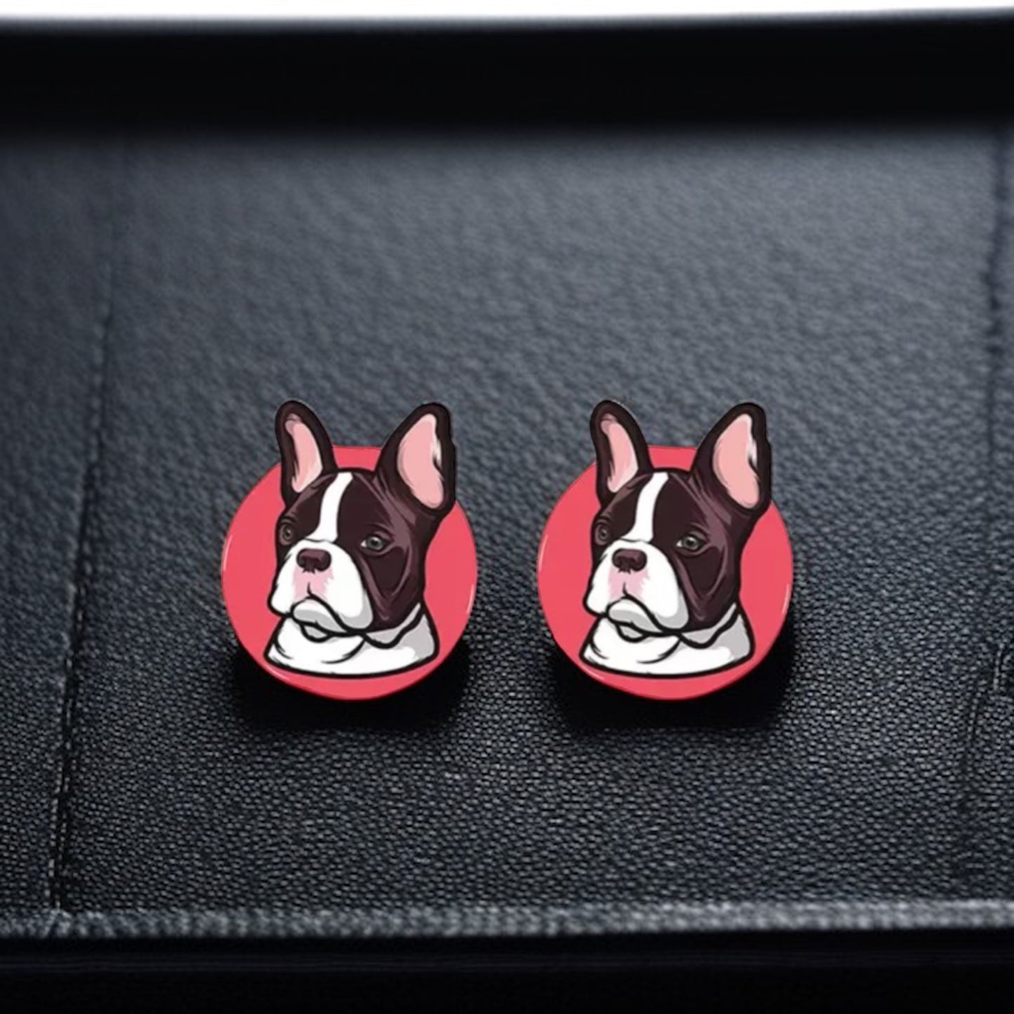 Bulldog Bliss Stud Earrings - Embrace Your Paw-some Style!