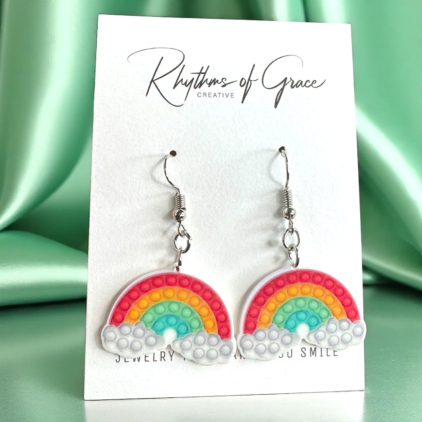 Pop-It Toy Dangle Earrings: A Colorful Twist to Your Style!