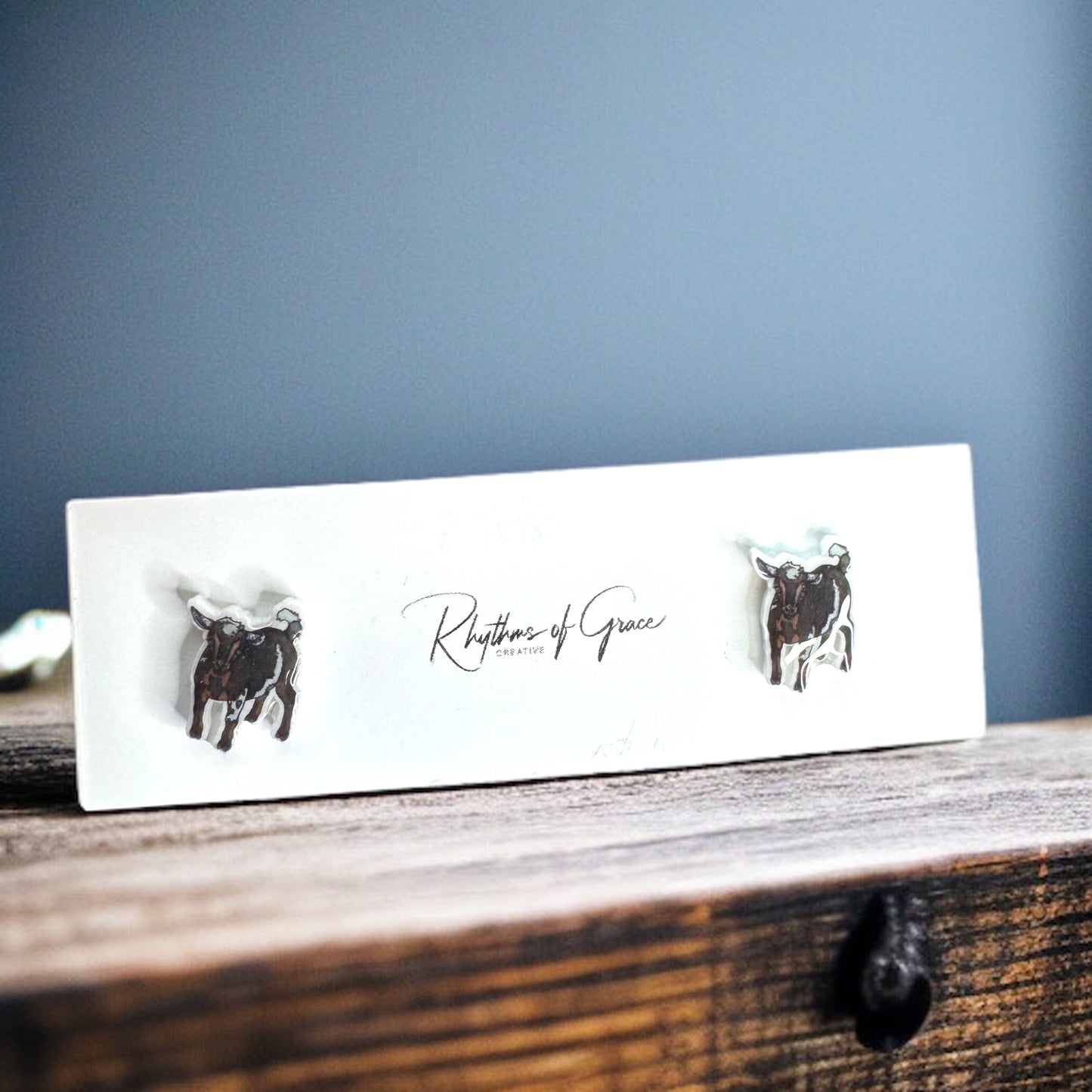 Goats Galore: Adorable Goat Stud Earrings! ๐