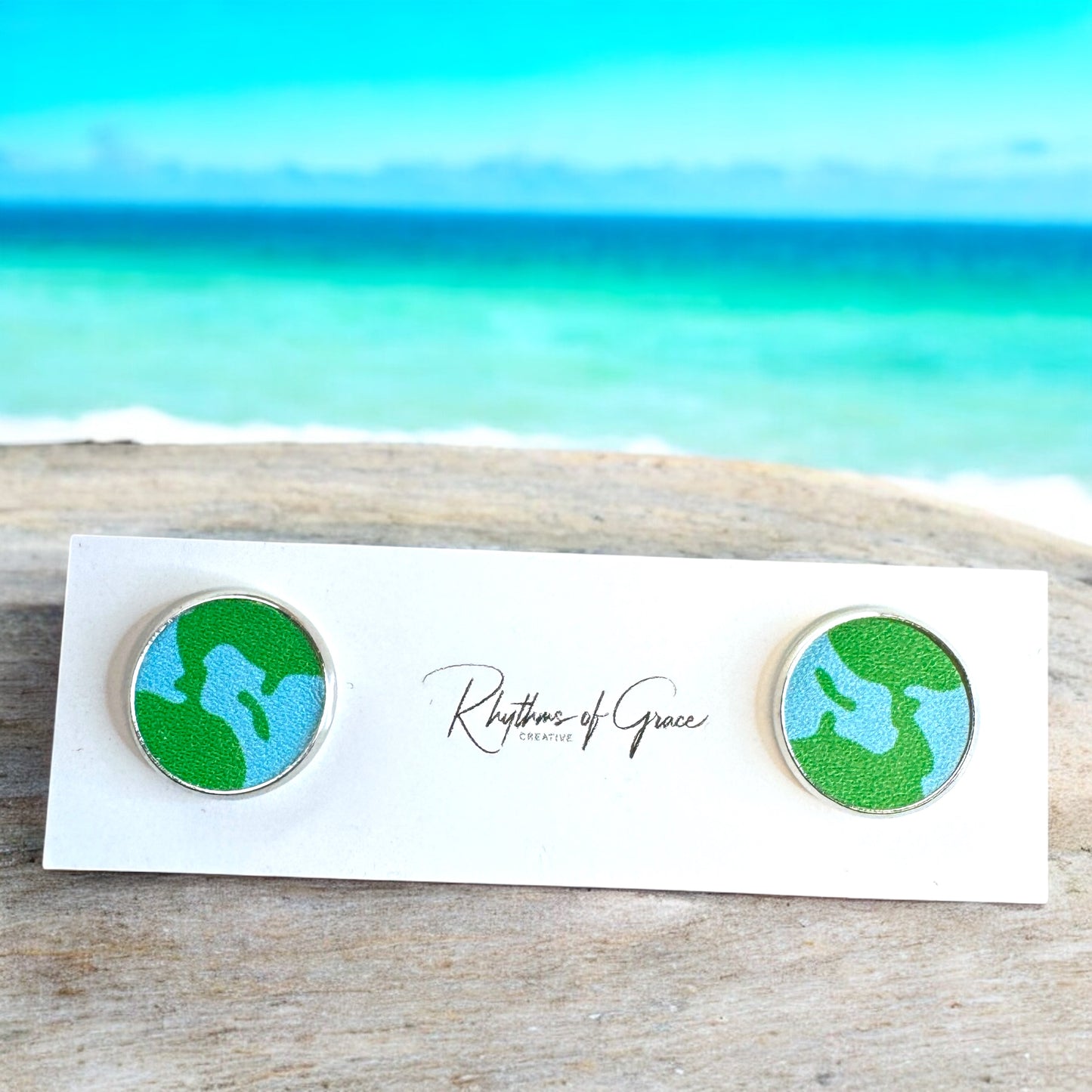 Mother Earth Stud Earrings - Handmade with Love! 🌎