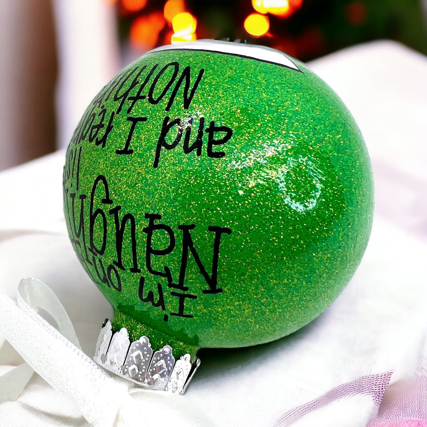 Naughty & Nice? I Choose Naughty! 🎄 Personalized Ornament for the Bold!