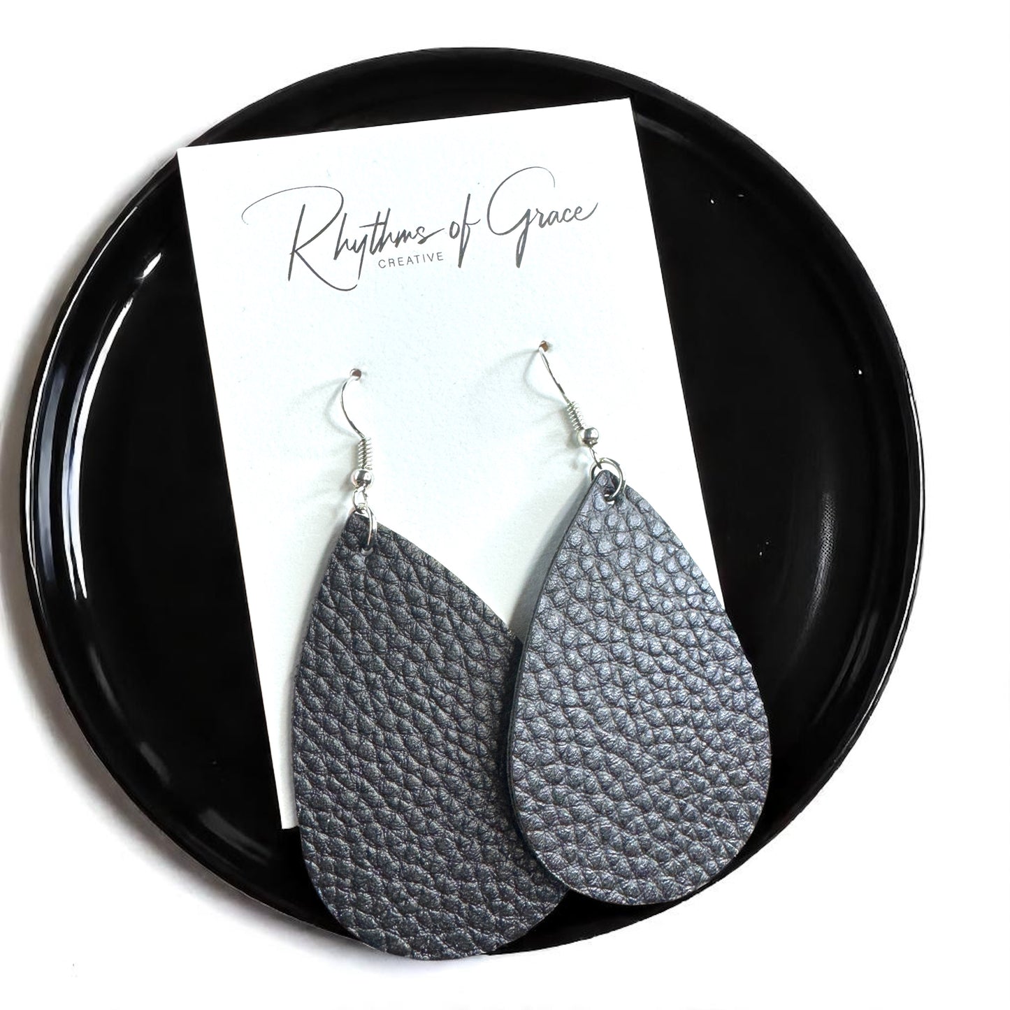 Teardrop Dream Earrings: Colorful Faux Leather Dangles for Every Occasion!