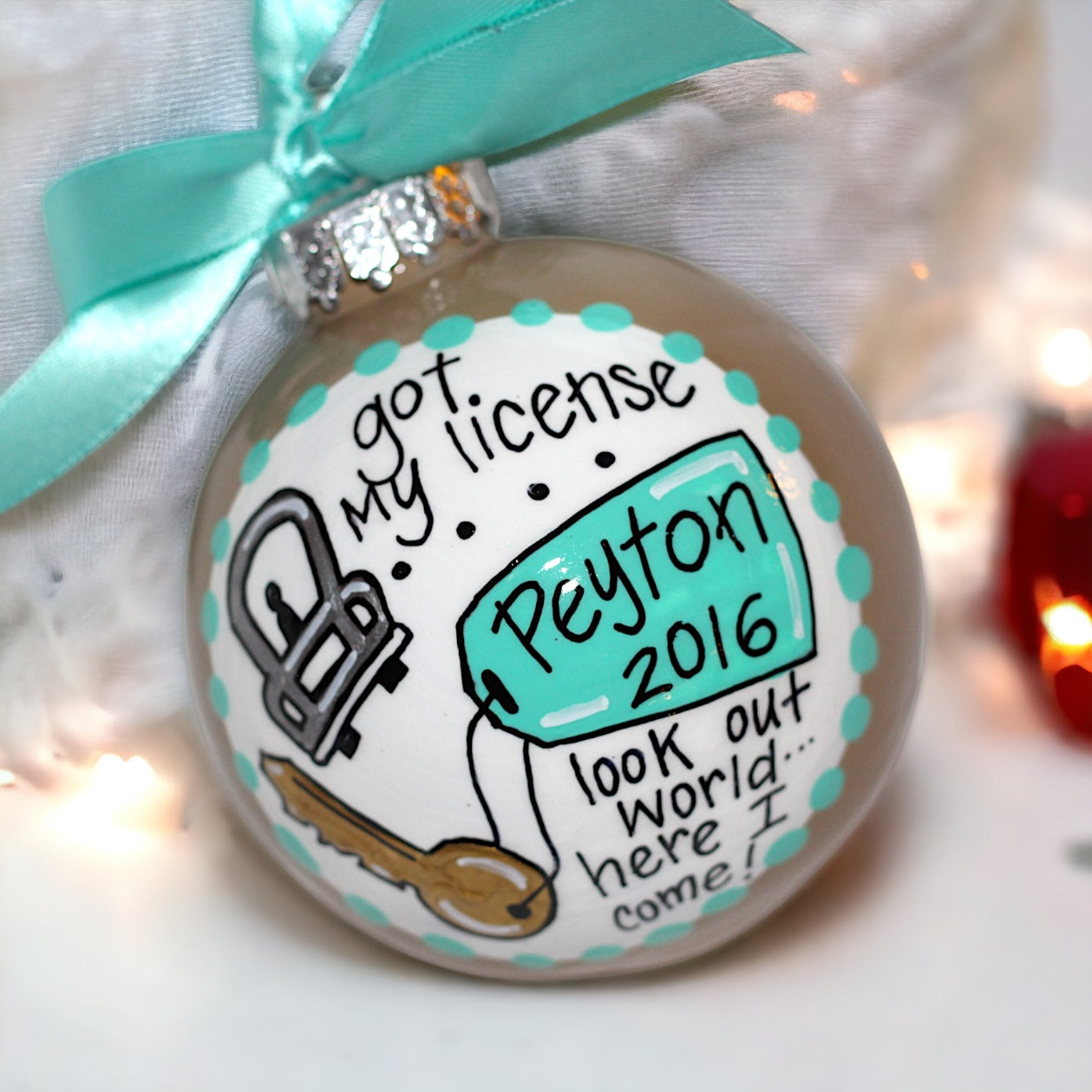 Christmas Ornament: "Driver's License" – Celebrate the New Driver in Your Life