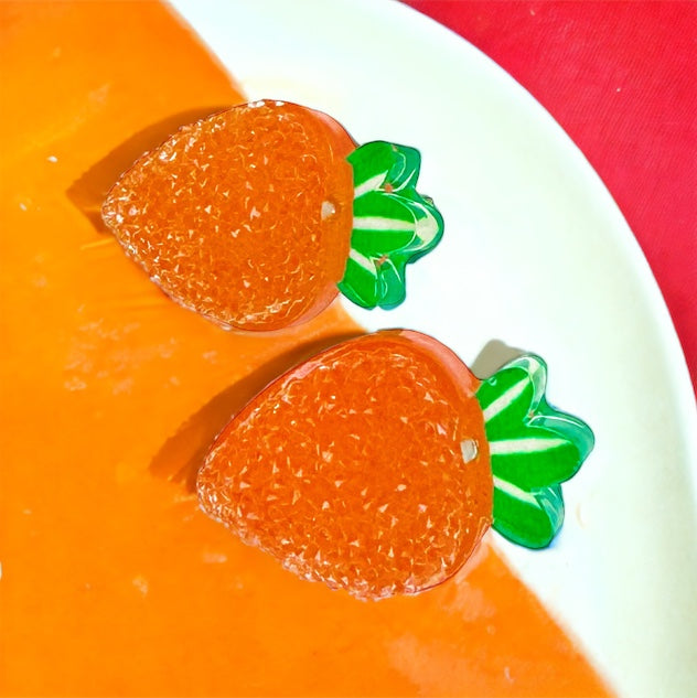 Carrot Cuties: Adorable Easter Studs for a Hoppy Celebration!