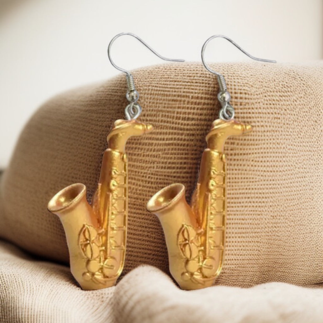 Amp Up Your Style with Musical Instrument Dangle Earrings! 🎶 - Rhythms of Grace Creative