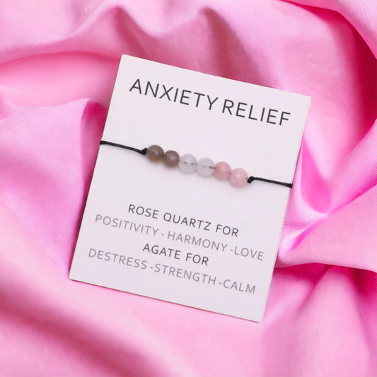 Tranquil Vibes: Beaded Anxiety Relief Bracelet - Your Stylish Stress Buddy!