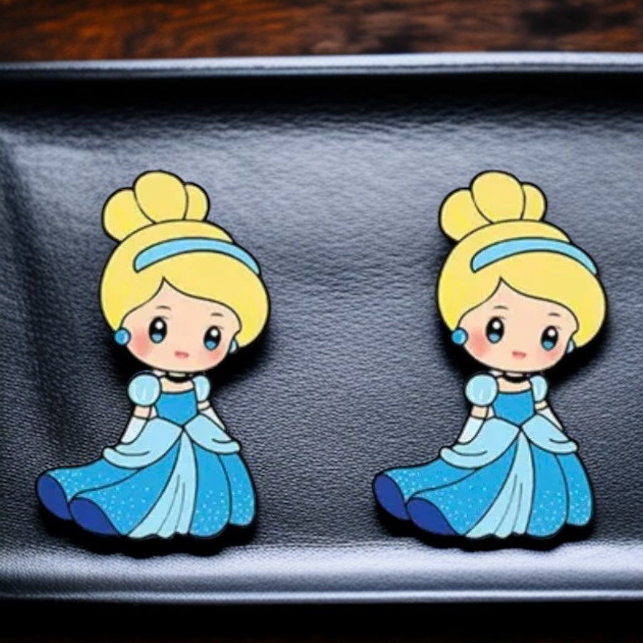 Enchanting Cartoon Princess Stud Earrings - Sparkle Like Royalty! đź‘‘