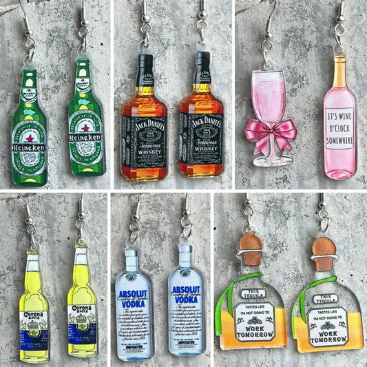 Cheers to Chic: Fun Acrylic Cocktail Earrings!š¹ - Rhythms of Grace Creative