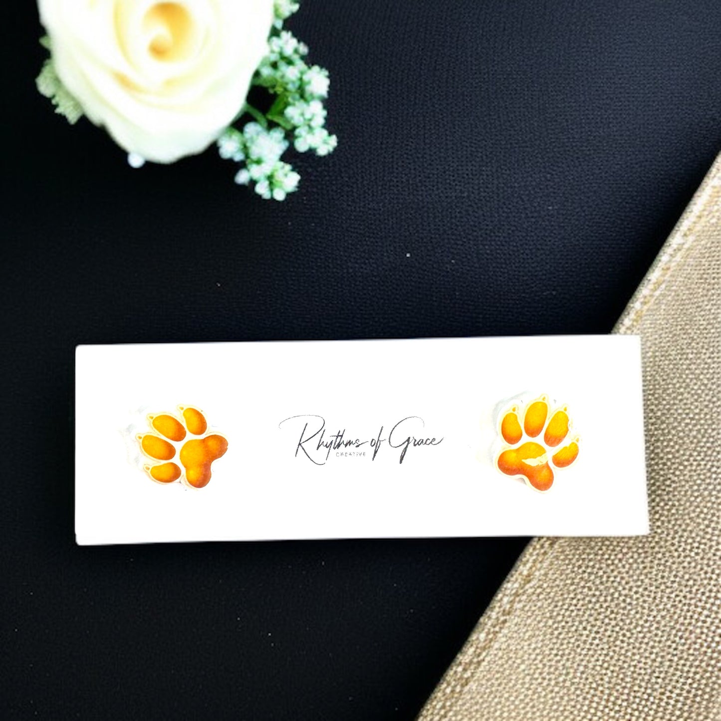 Vibrant Paw Print Studs – A Pawfect Gift! 🐾 10 Colors Available!