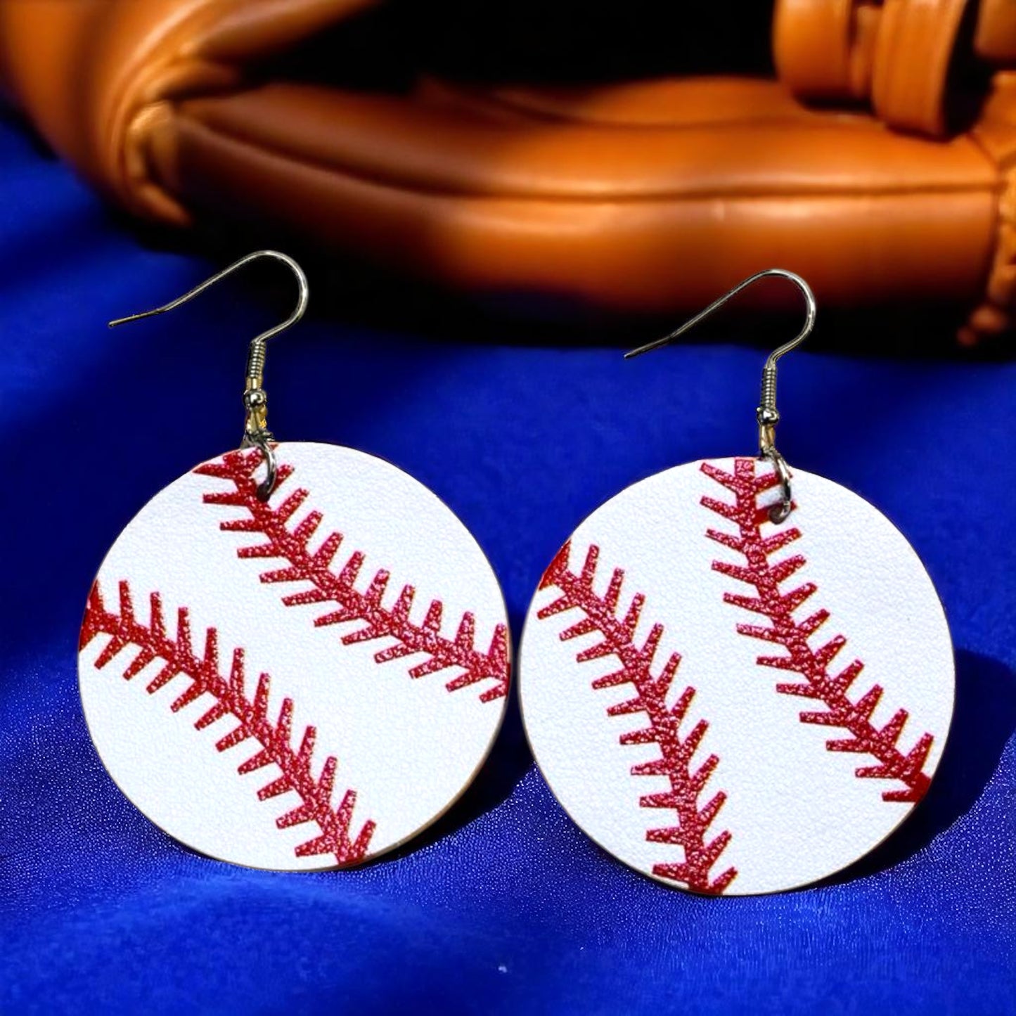 Step Up to the Style Plate with Baseball Dangle Earrings! ⚾️