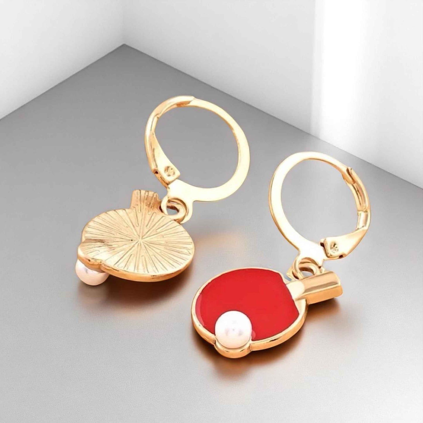Ping Pong Perfection: Paddle Your Style with Ping Pong Earrings!
