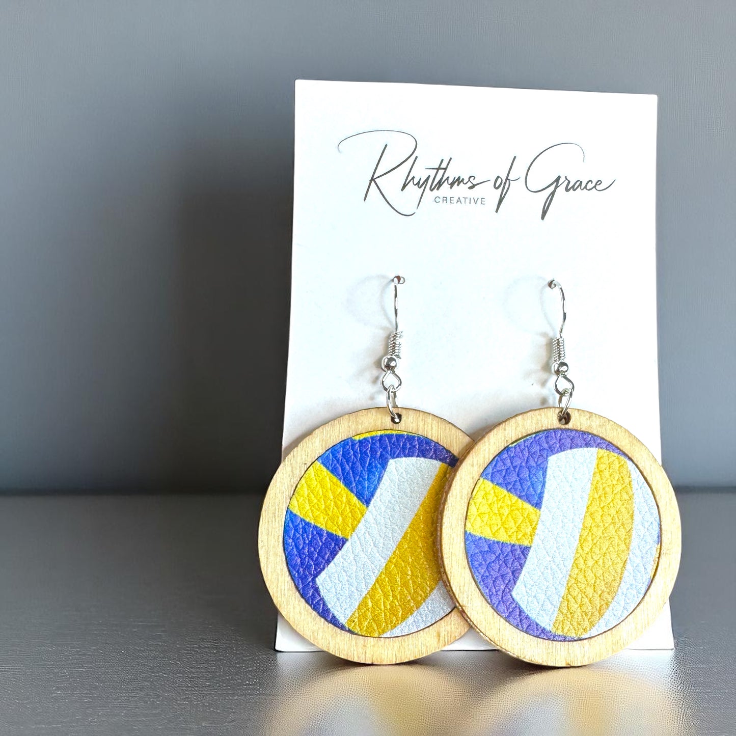 Serve Up Style with Our Volleyball Dangle Earrings! 🏐
