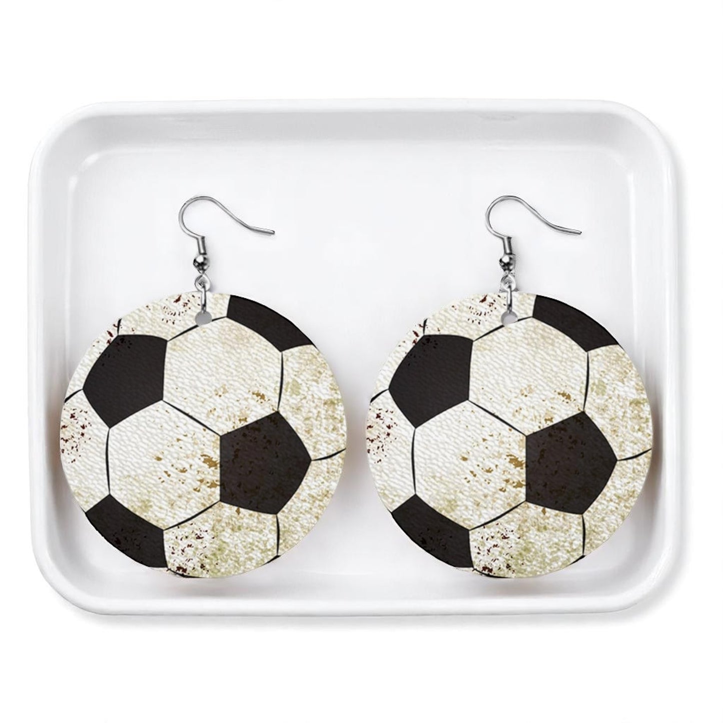 Kick It Up a Notch: Soccer Dangle Earrings!