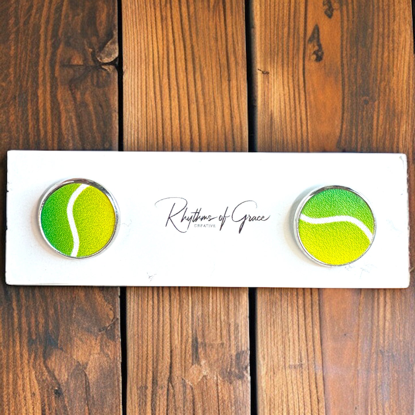 Game, Set, Match! Serve Up Style with Tennis Ball Stud Earrings 🎾