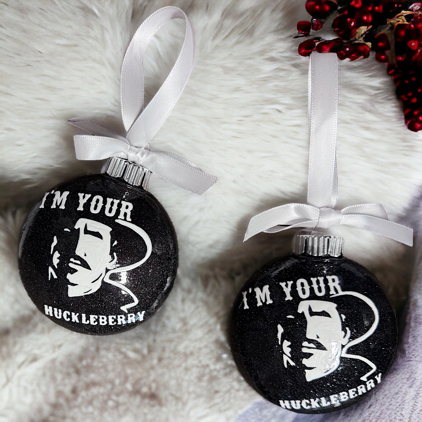 Doc Holliday Vibes: “I’m Your Huckleberry” Christmas Ornament