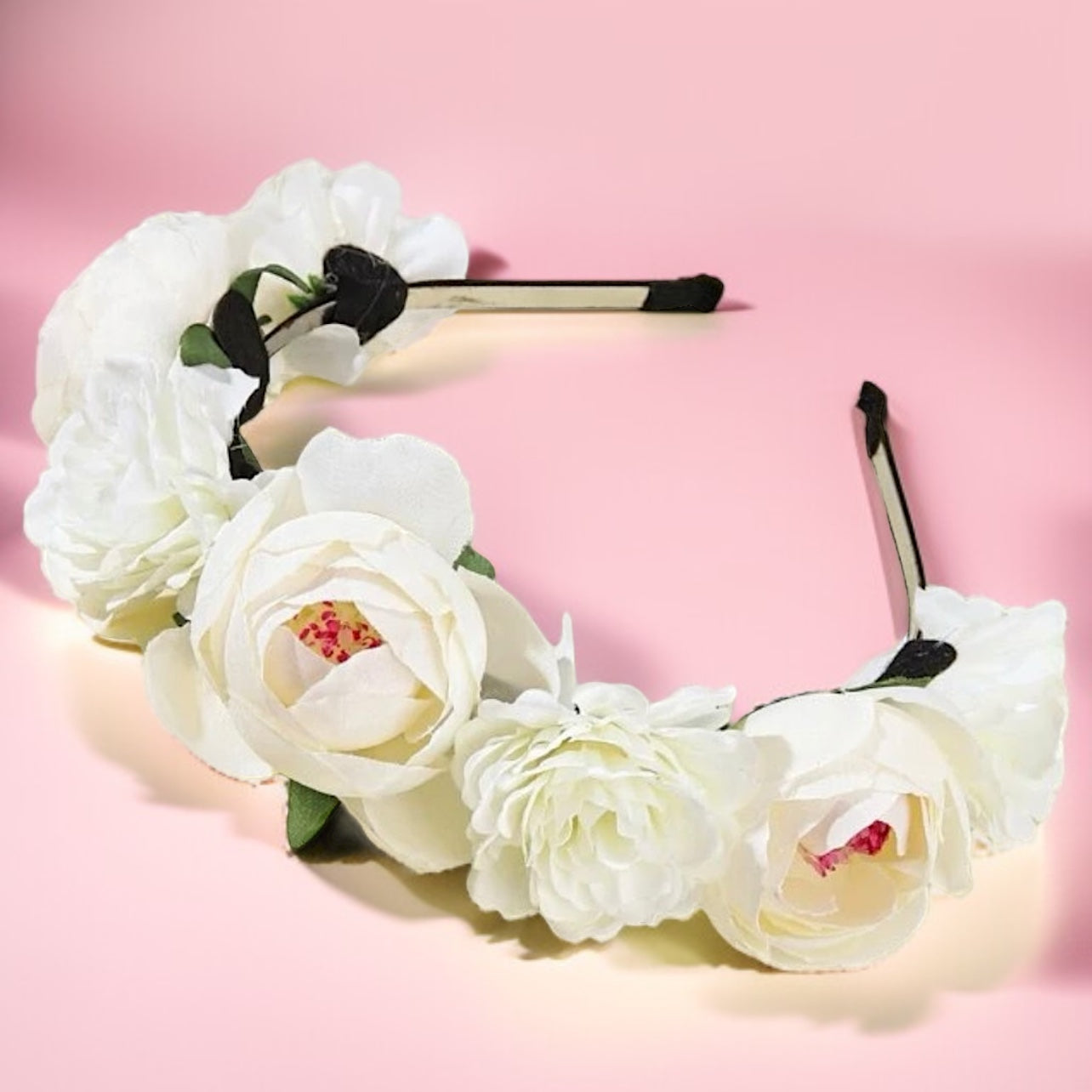 Blooming Beauty: White Flower Headband for the Perfect Boho Chic Look! - Rhythms of Grace Creative