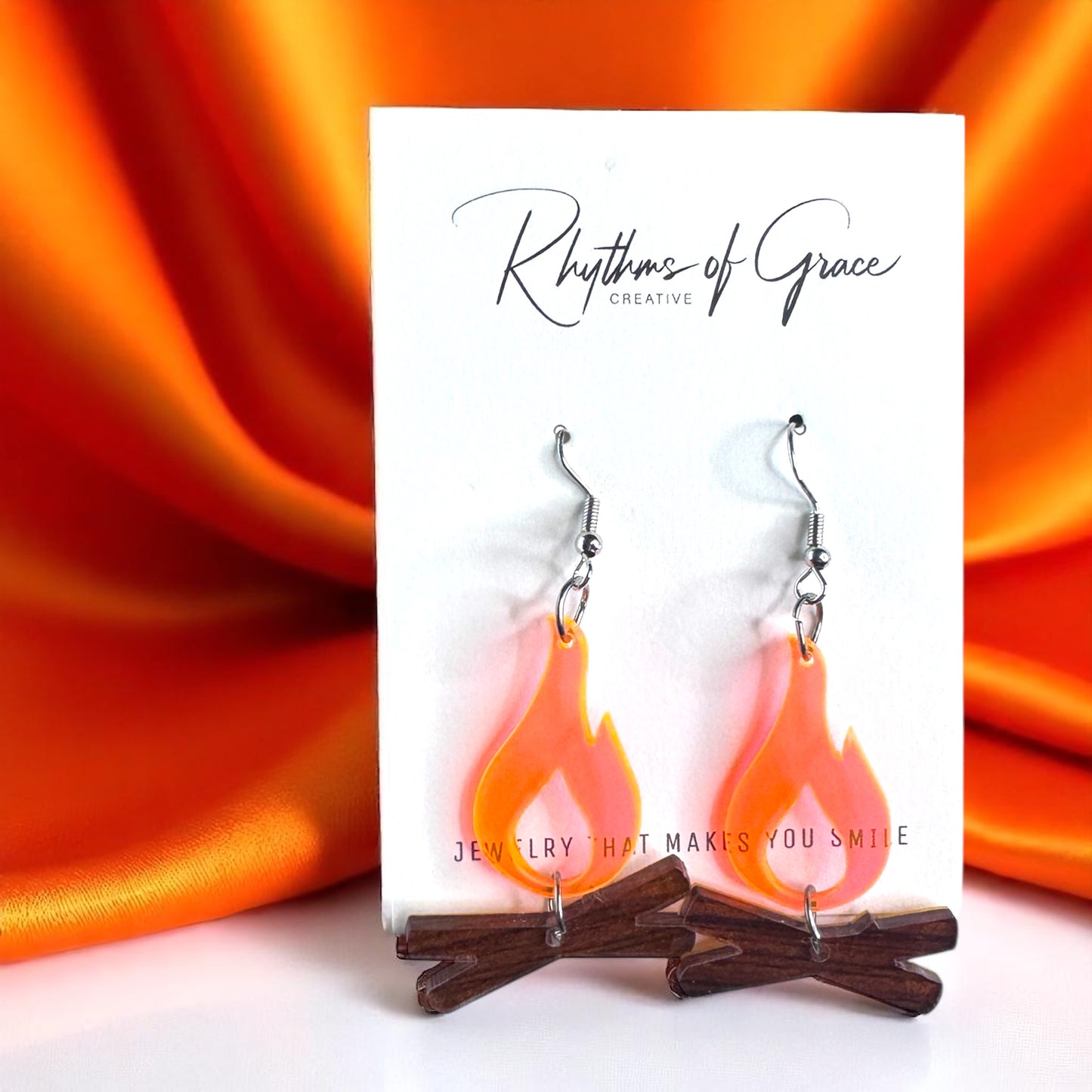 Campfire Chic: Dazzling Earrings to Spark Your Adventure!