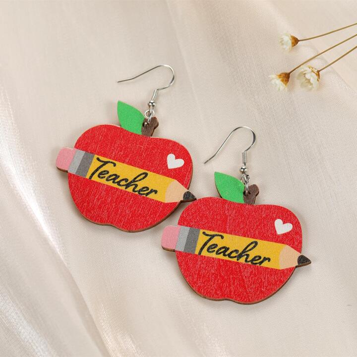 Teacher ABC's Earrings: Celebrate Educators in Style! ๐ - Rhythms of Grace Creative