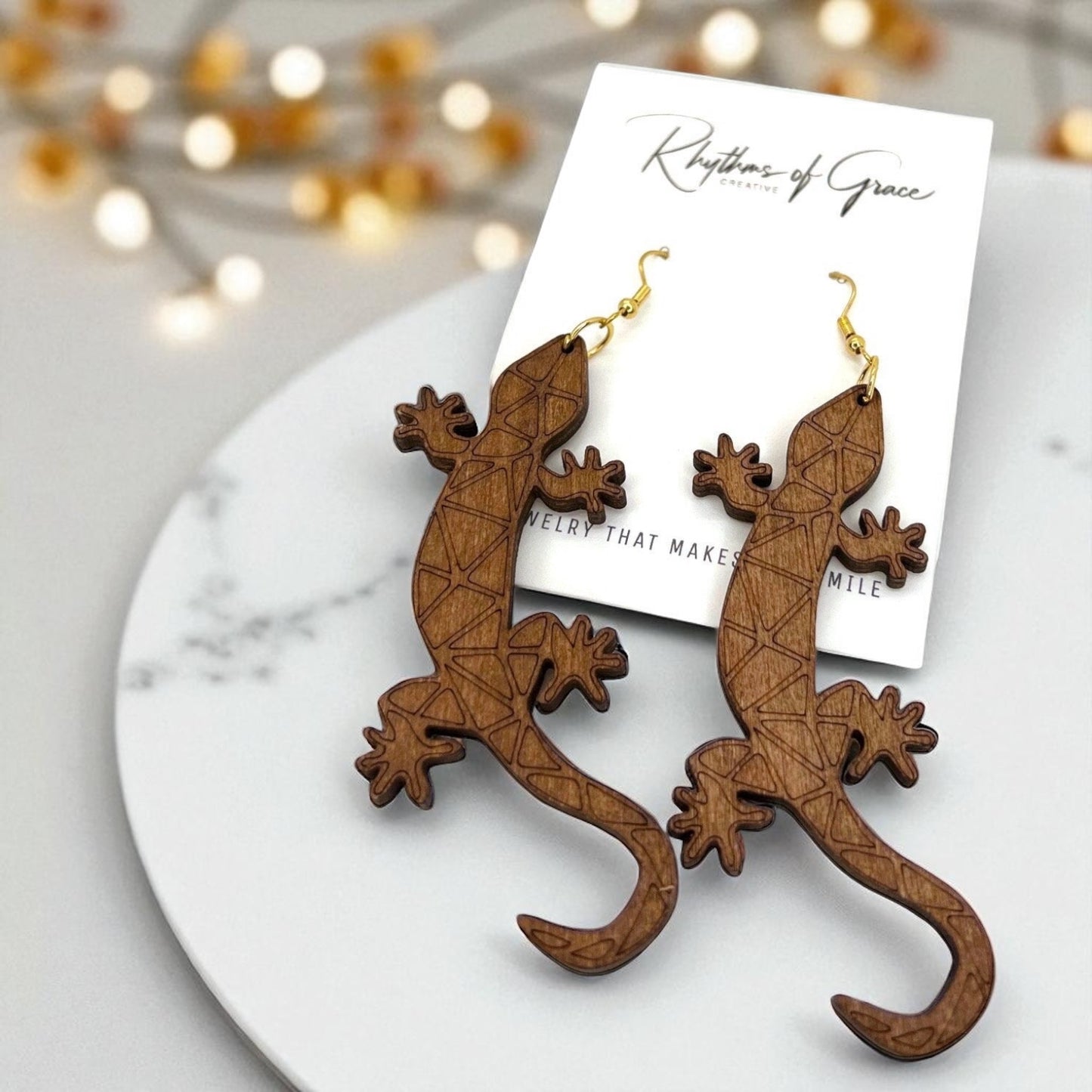 Go Wild with Lizard Earrings – Nature's Charm in Every Pair!