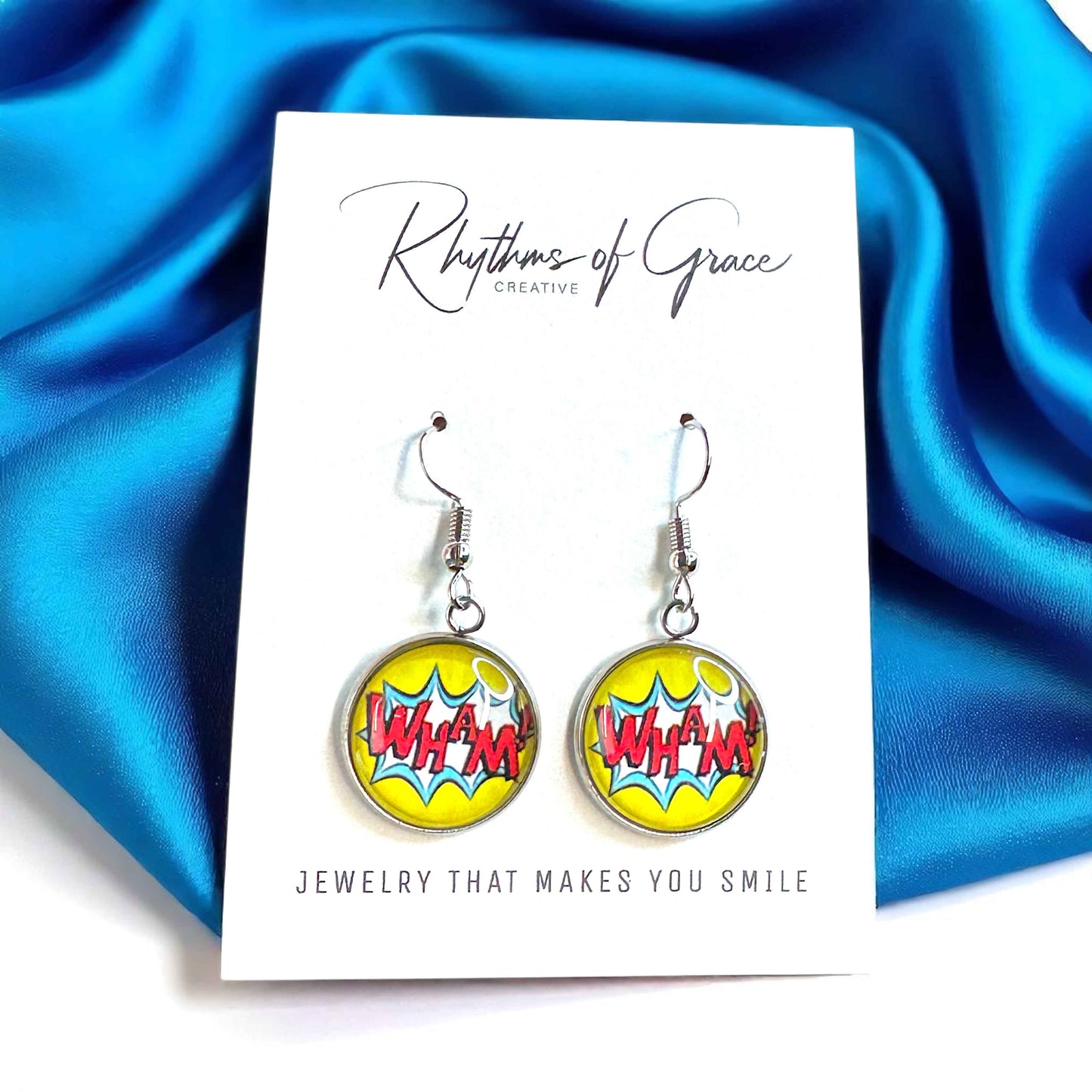 Superhero Sparkle: Dangle Earrings for Everyday Adventure!