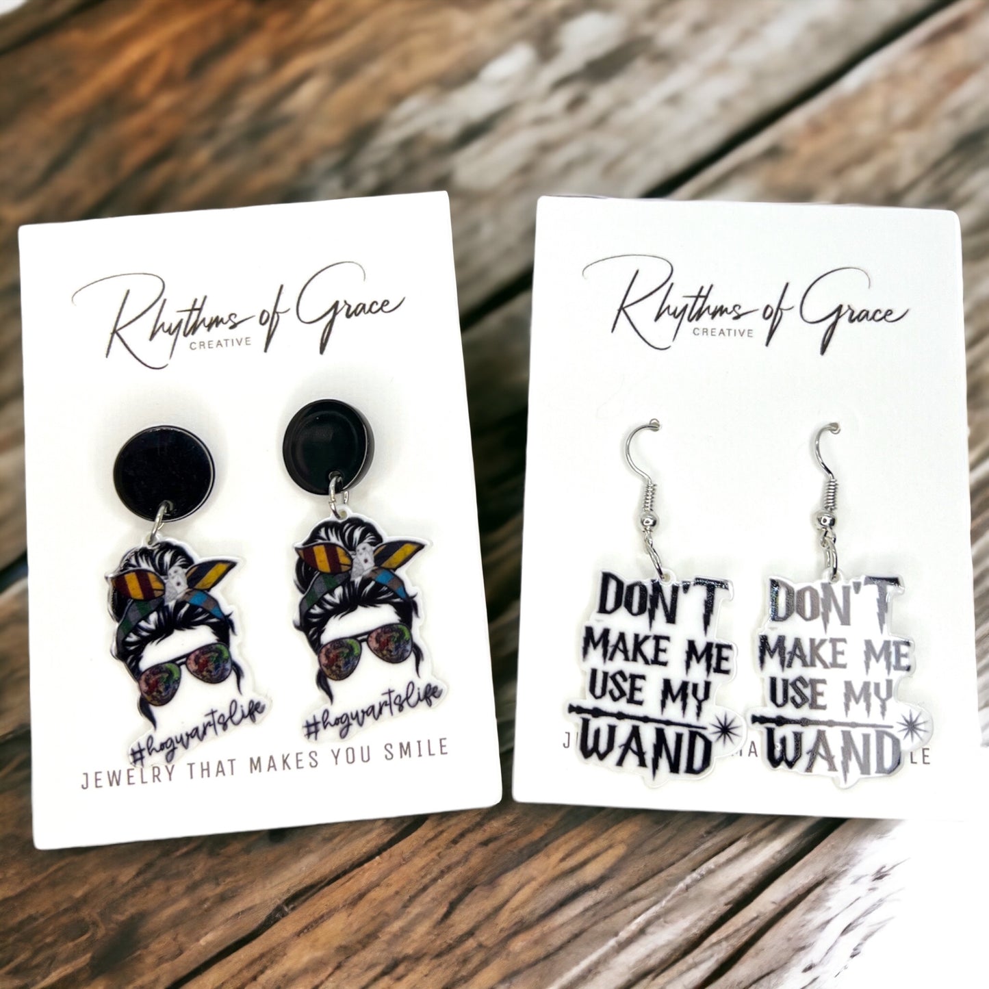 Hogwarts Earrings: Wear Your Wizarding World Adventures! ✨ - Rhythms of Grace Creative