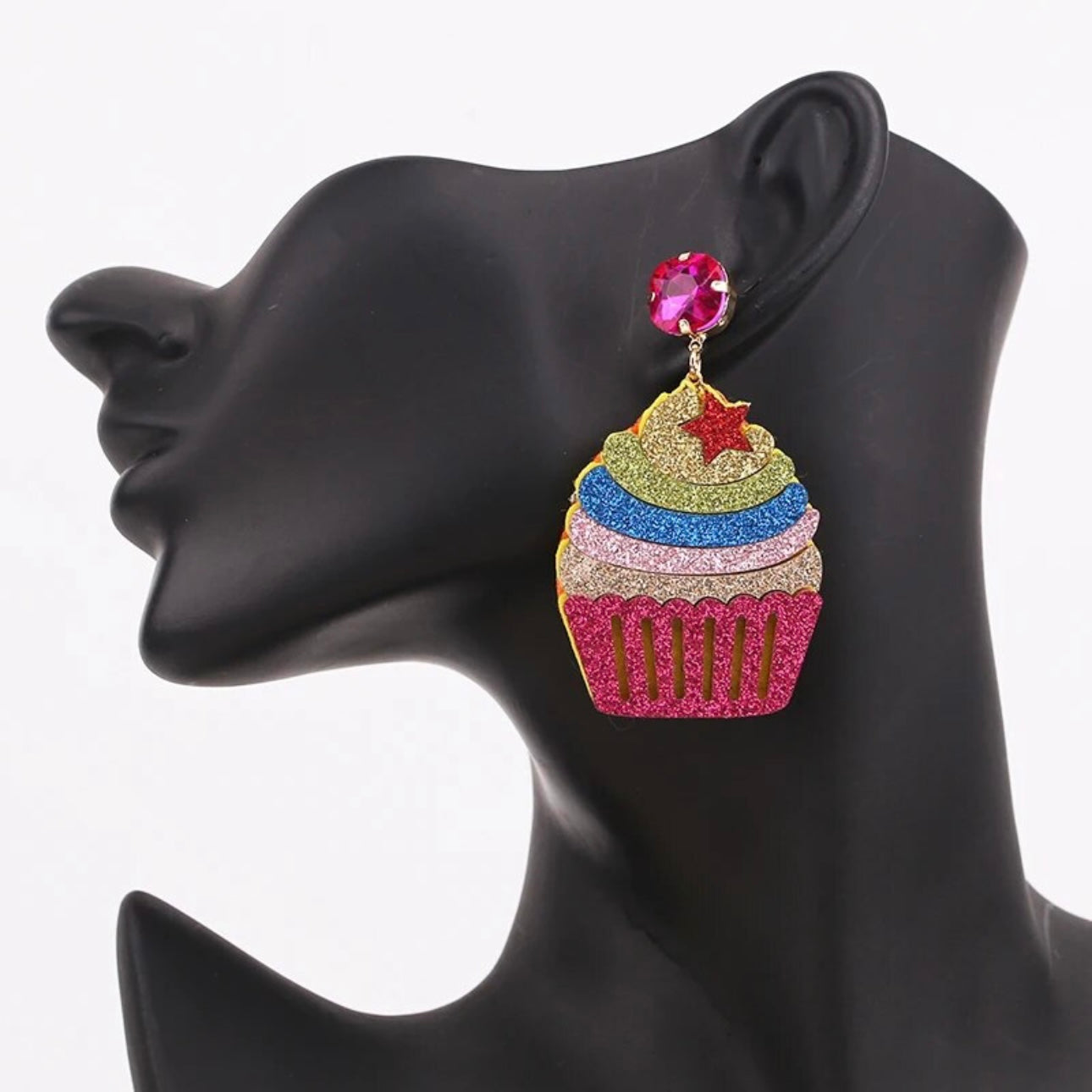 Whimsical Cupcake Earrings - Sweet Treats for Your Ears!