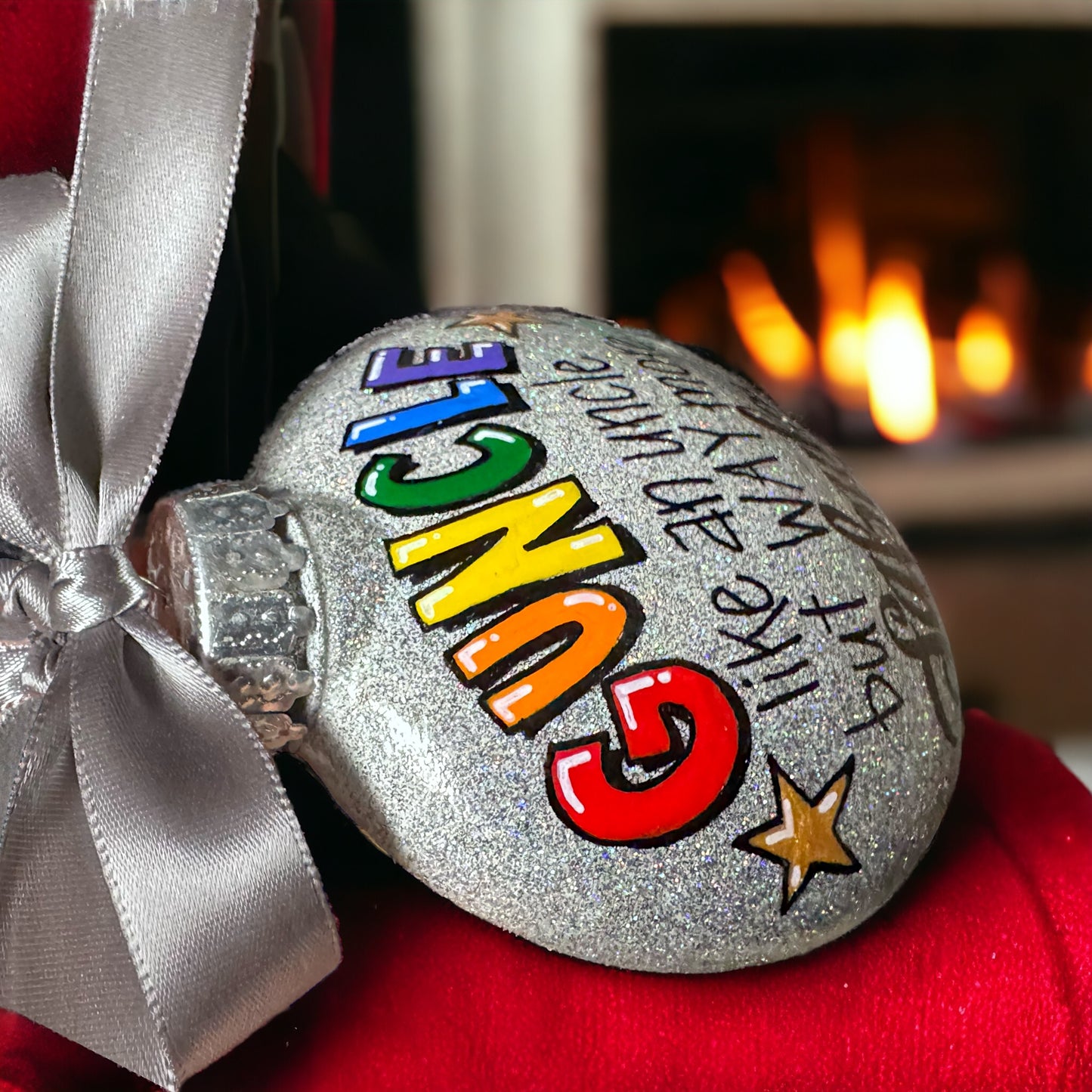 Christmas Ornament: GUNCLE – Your Fabulous Holiday Sidekick!