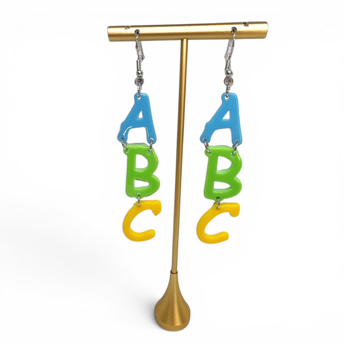 ABC Dangle Earrings: A Fun Tribute to Teachers! 🌟