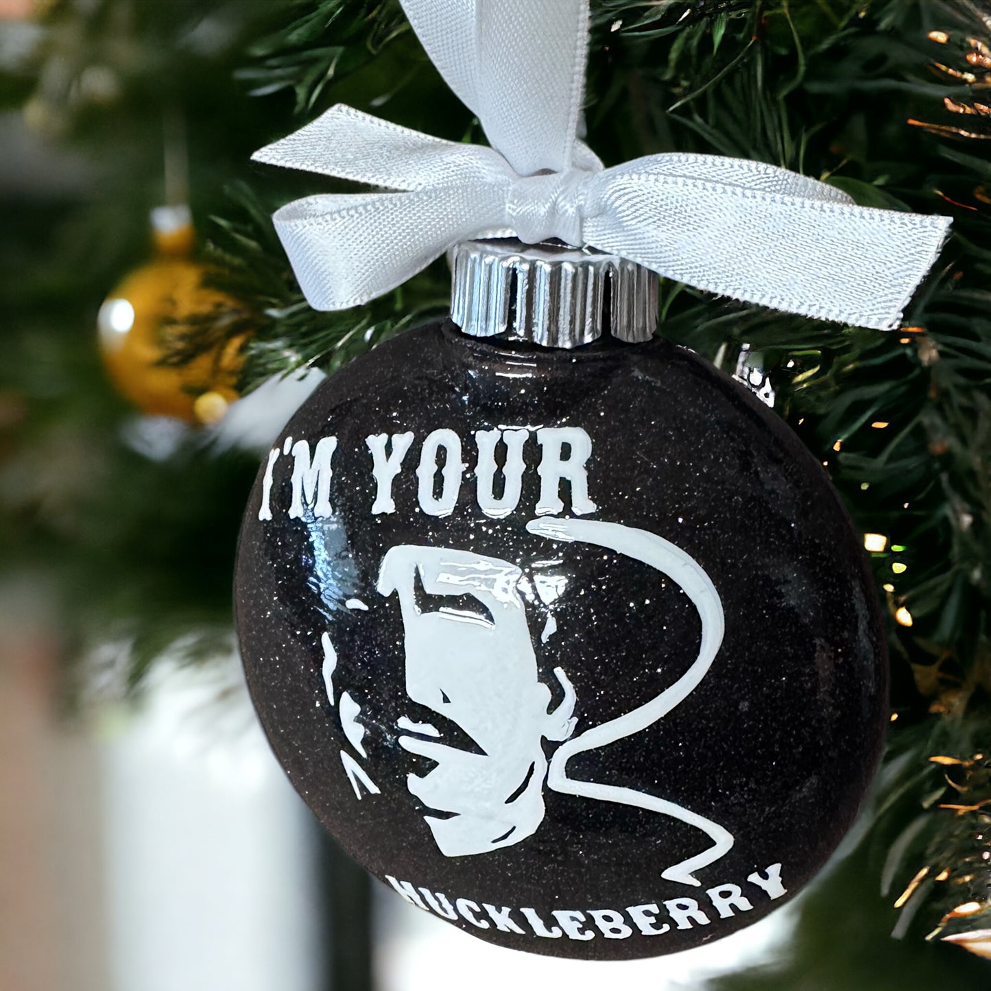 Doc Holliday Vibes: “I’m Your Huckleberry” Christmas Ornament