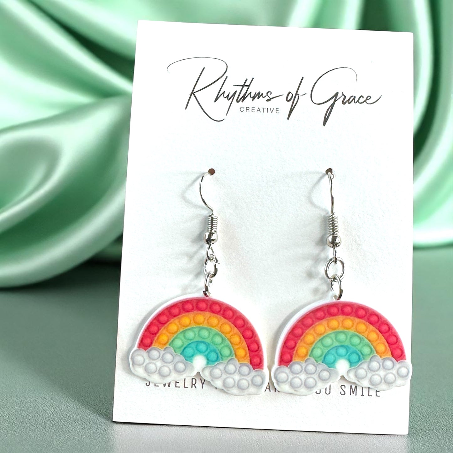 Pop-It Toy Dangle Earrings: A Colorful Twist to Your Style!