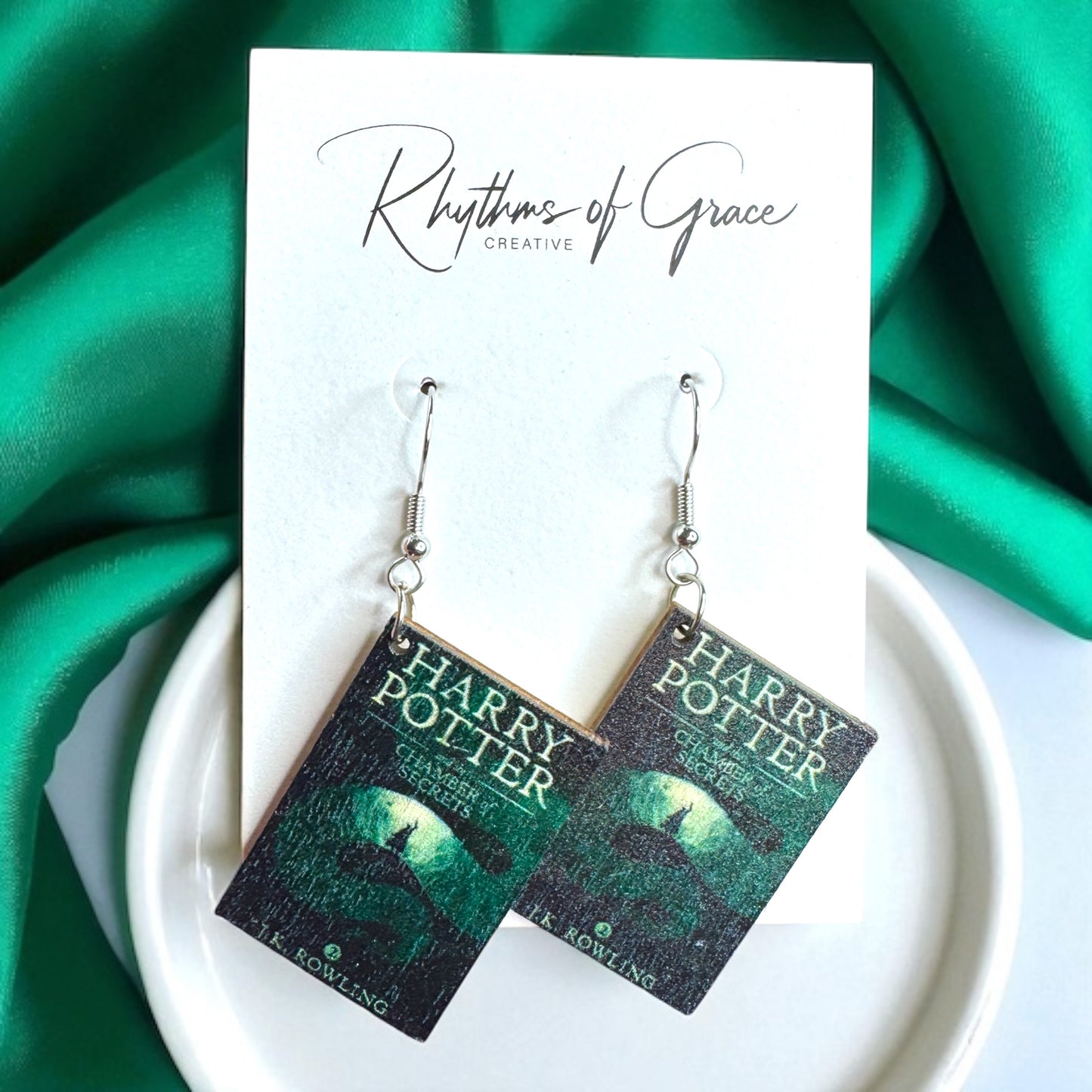 Book Earrings โ The Perfect Accessory for Every Literary Lover! ๐ - Rhythms of Grace Creative