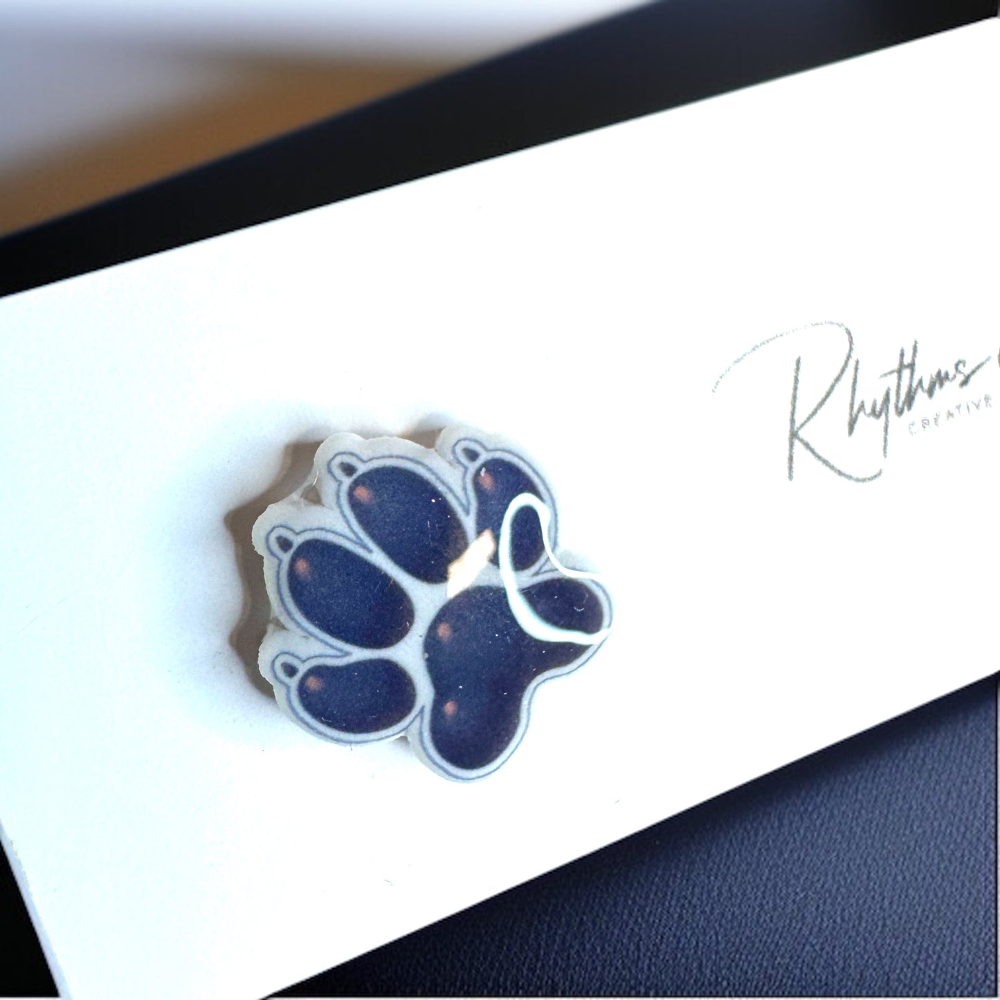 Vibrant Paw Print Studs – A Pawfect Gift! 🐾 10 Colors Available!