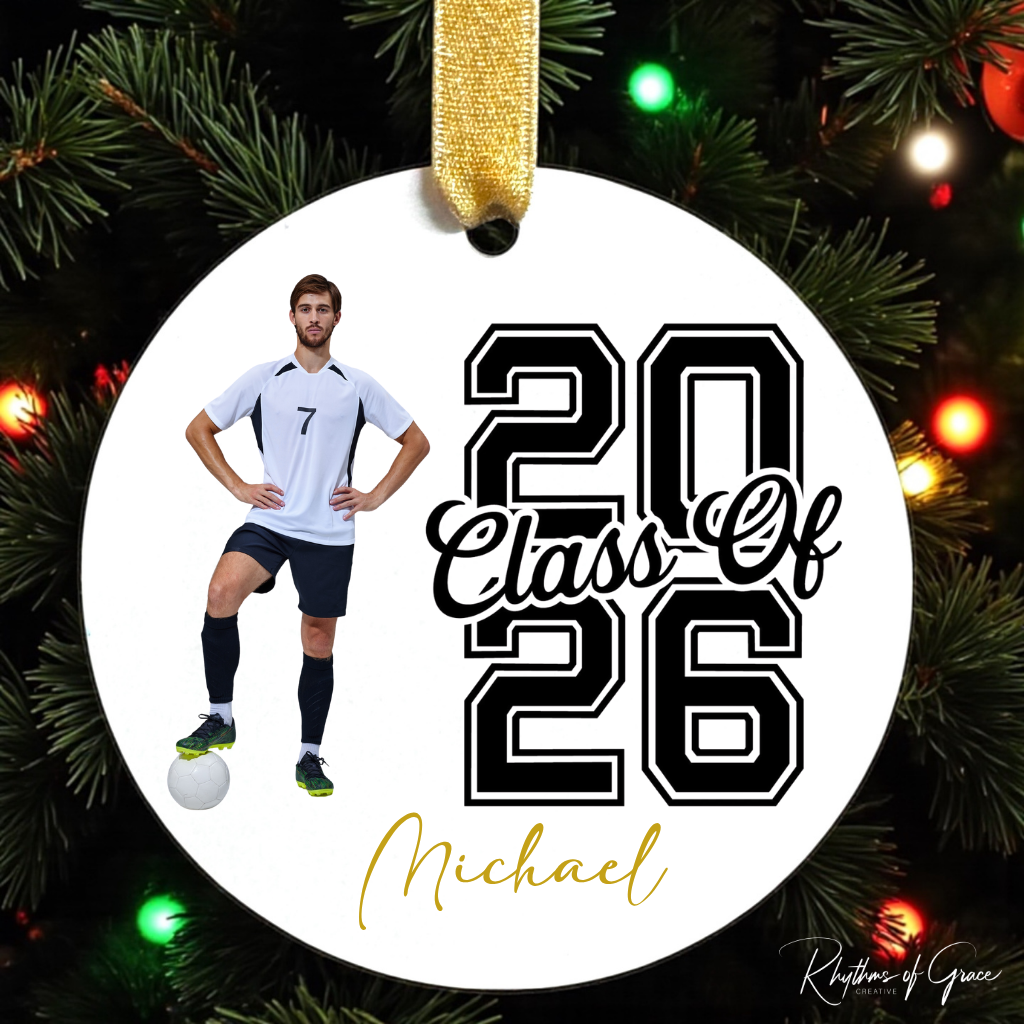 Class of 2026 Photo Ornament | Personalized Christmas Keepsake
