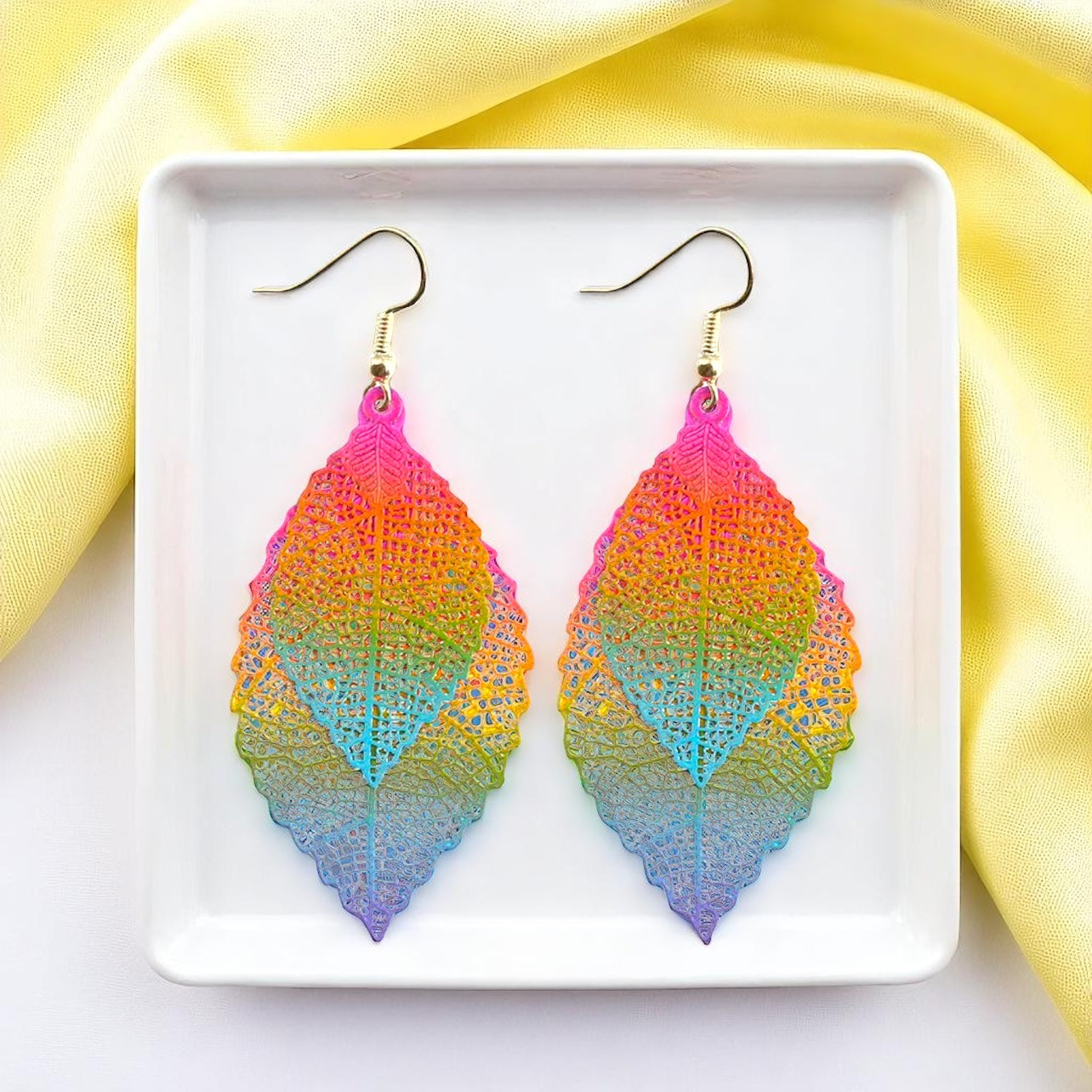 Vibrant Multicolored Earrings – A Splash of Fun for Your Ears! ✨