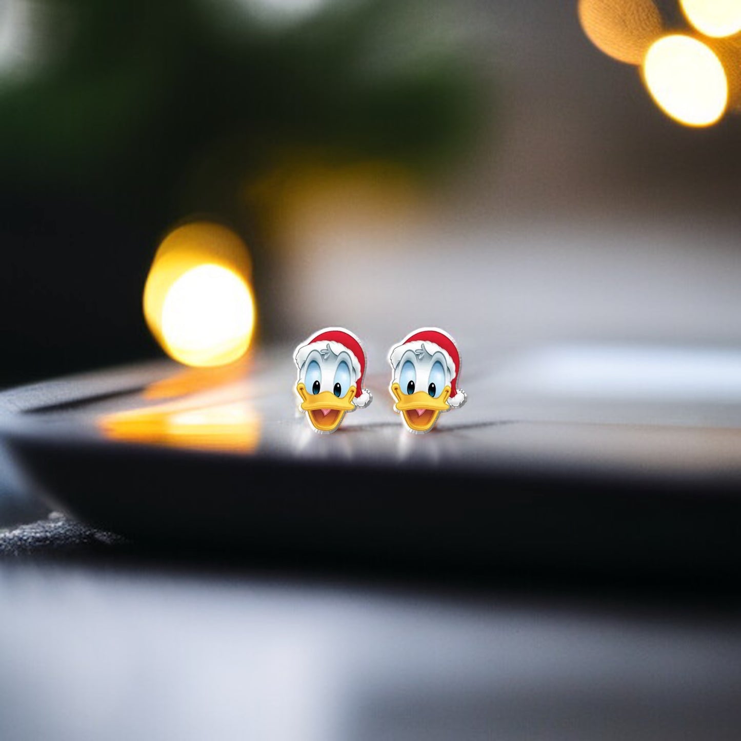 Festive Fun: Christmas Cartoon Ears Stud Earrings - Perfect for Holiday Cheer!